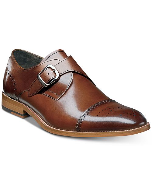 Stacy Adams Men's Duncan Cap-Toe Single Monk Strap Shoes Created for Macy's Men's Shoes