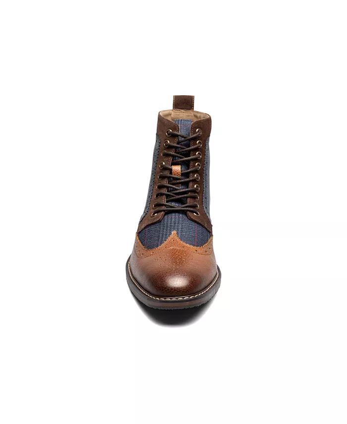 Stacy Adams Men's Finnegan Wingtip Lace Up Boots Men's Shoes