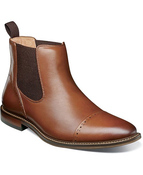 Stacy Adams Men's Maury Cap Toe Chelsea Boots Men's Shoes