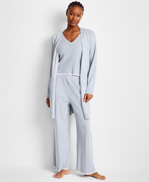 State of Day Women's Sweater Knit Duster Robe Exclusively at Macy's Women's Fashion Shoes & Accessories