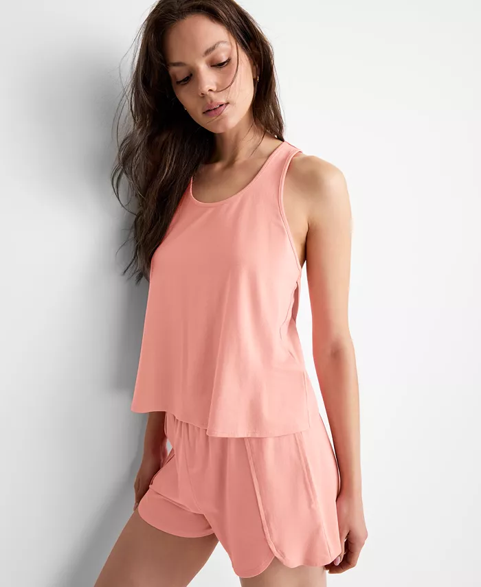 State Of Day Women's Tulip Tank Top & Short Pajama Set Exclusively At Macy's Women's Fashion Shoes & Accessories