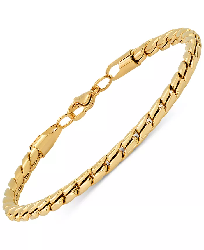 STEELTIME Men's Fancy Link Bracelet Jewelry & Watches