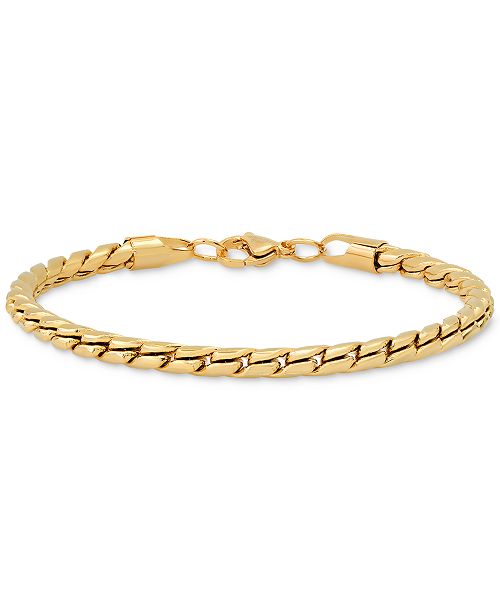 STEELTIME Men's Fancy Link Bracelet Jewelry & Watches