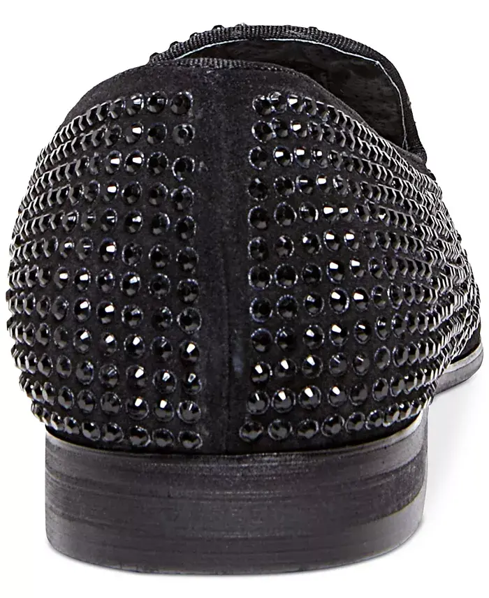 Steve Madden Men's Caviar Rhinestone Smoking Slipper Men's Shoes