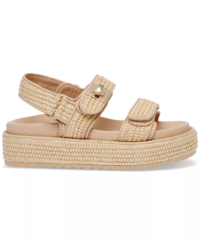 Steve Madden Women's Bigmona Platform Footbed Sandals Women's Fashion Shoes & Accessories
