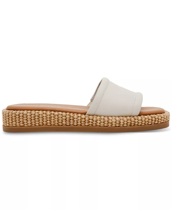 Steve Madden Women's Boardwalk Espadrille Slide Sandals Women's Fashion Shoes & Accessories