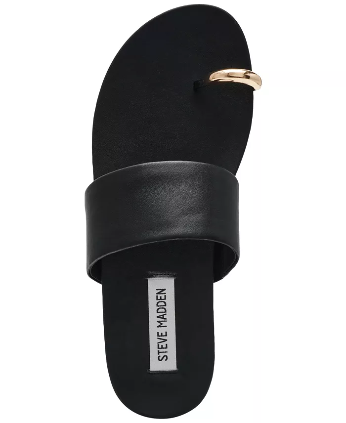 Steve Madden Women's Dove Toe-Ring Sandals Women's Fashion Shoes & Accessories