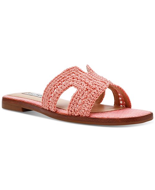 Steve Madden Women's Hadyn Slide Sandals Women's Fashion Shoes & Accessories