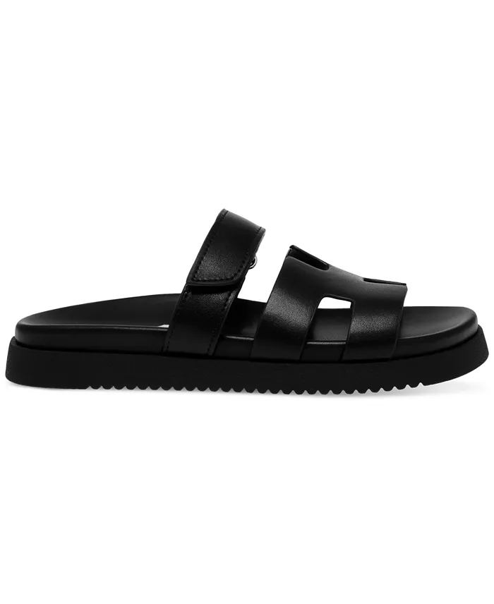 Steve Madden Women's Mayven Footbed Slide Sandals Women's Fashion Shoes & Accessories