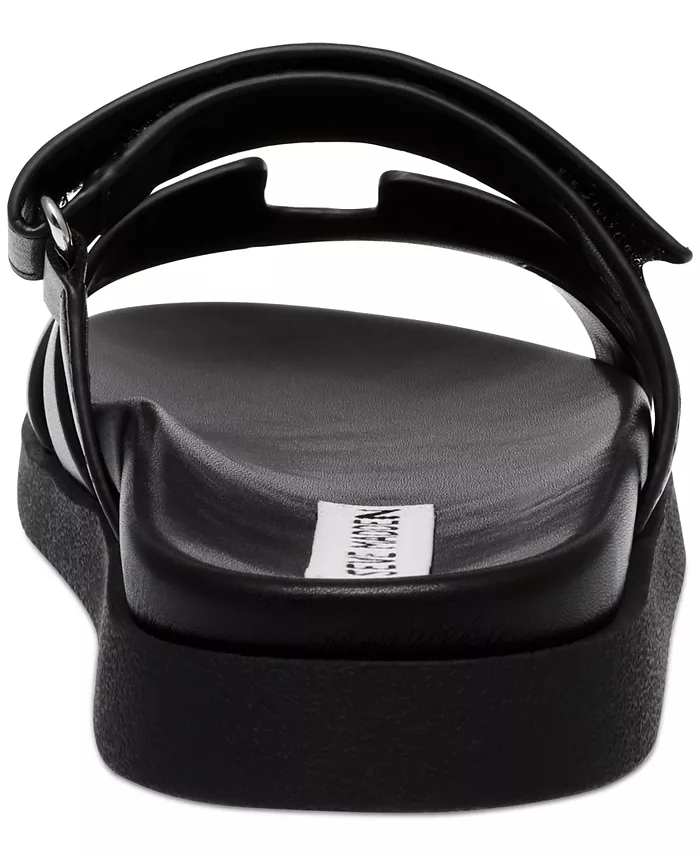 Steve Madden Women's Mayven Footbed Slide Sandals Women's Fashion Shoes & Accessories