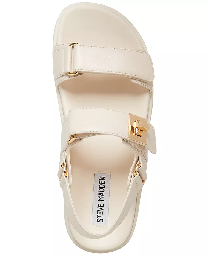 Steve Madden Women's Mona Slingback Footbed Sandals Women's Fashion Shoes & Accessories