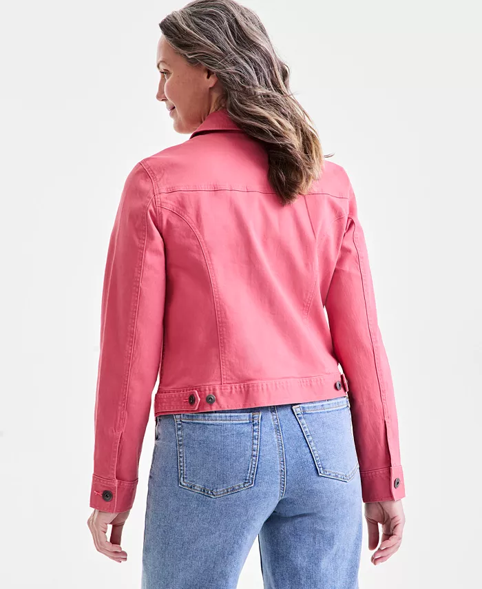 Style & Co Petite Classic Denim Jacket Created For Macy's Petites
