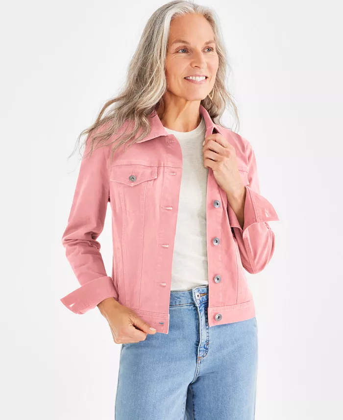 Style & Co Petite Classic Denim Jacket Created For Macy's Petites