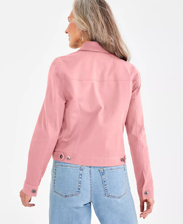 Style & Co Petite Classic Denim Jacket Created For Macy's Petites