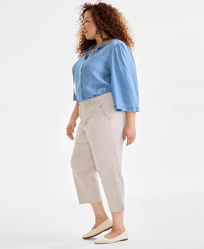 Style & Co Plus Size Comfort Capri Pants Exclusively At Macy's Women's Fashion Shoes & Accessories