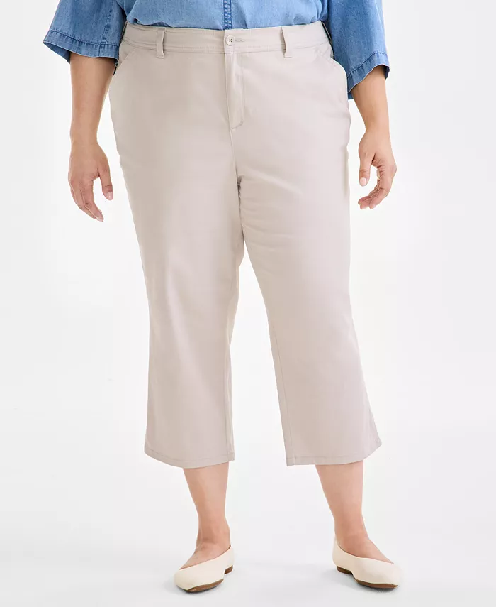 Style & Co Plus Size Comfort Capri Pants Exclusively At Macy's Women's Fashion Shoes & Accessories