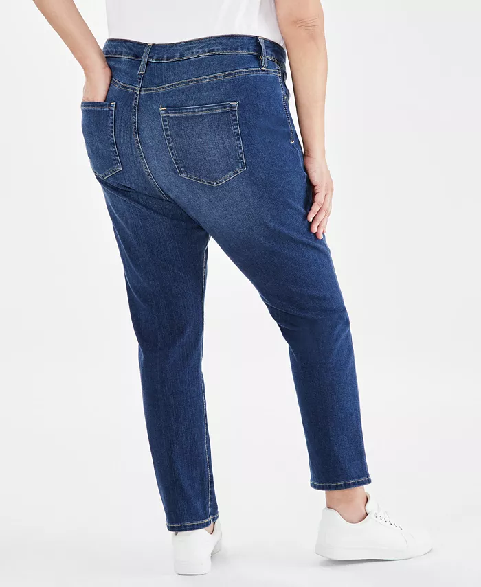 Style & Co Plus Size High-Rise Straight-Leg Jeans Exclusively At Macy's Women's Fashion Shoes & Accessories