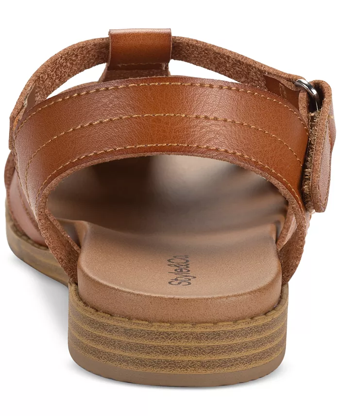 Style & Co Women's Madridd Flat Sandals Exclusively At Macy's Women's Fashion Shoes & Accessories
