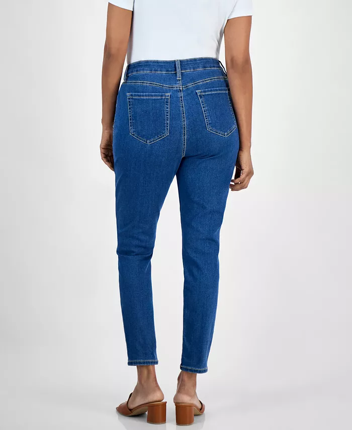 Style & Co Women's Mid-Rise Curvy Skinny Jeans Created For Macy's Women's Fashion Shoes & Accessories
