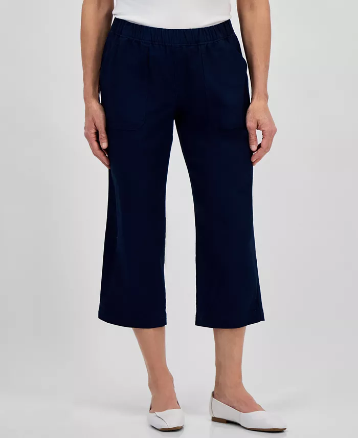 Style & Co Women's Mid-Rise Pull-On Capri Pants Regular & Petite Exclusively At Macy's Women's Fashion Shoes & Accessories