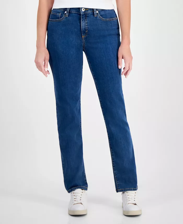 Style & Co Women's Mid-Rise Straight-Leg Denim Jeans Exclusively At Macy's Women's Fashion Shoes & Accessories