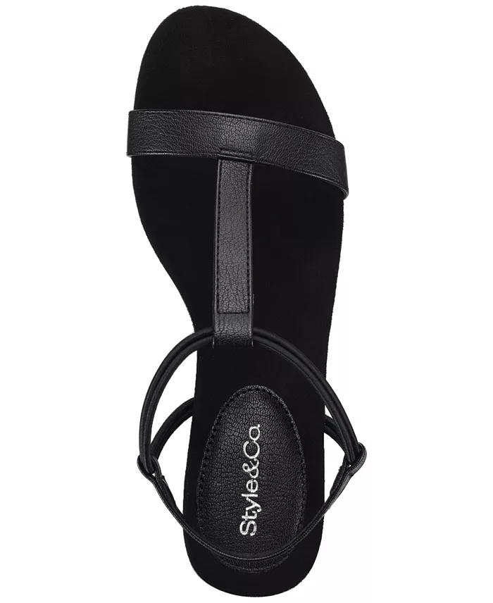 Style & Co Women's Mulan Wedge Open-Toe Sandals Created For Macy's Women's Fashion Shoes & Accessories