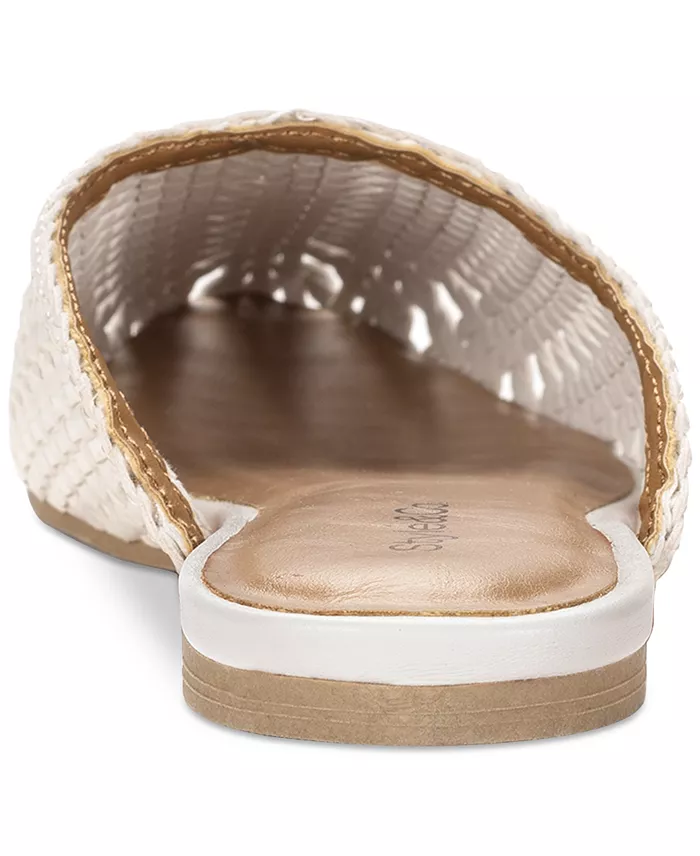 Style & Co Women's Novaa Woven Mules Exclusively At Macy's Women's Fashion Shoes & Accessories