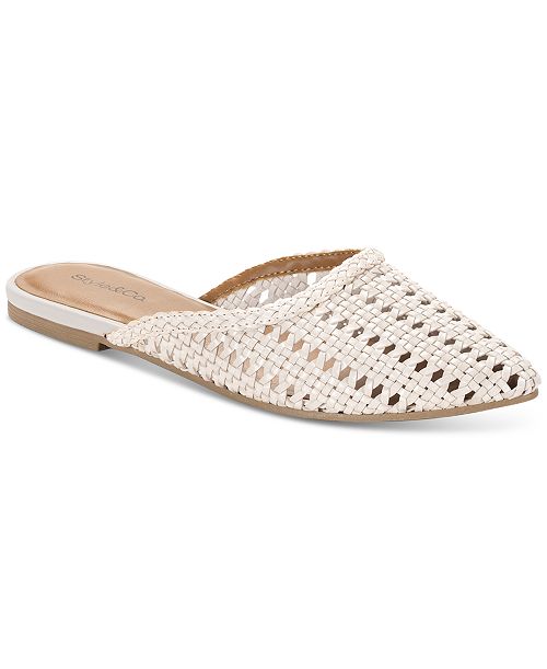 Style & Co Women's Novaa Woven Mules Exclusively at Macy's Women's Fashion Shoes & Accessories