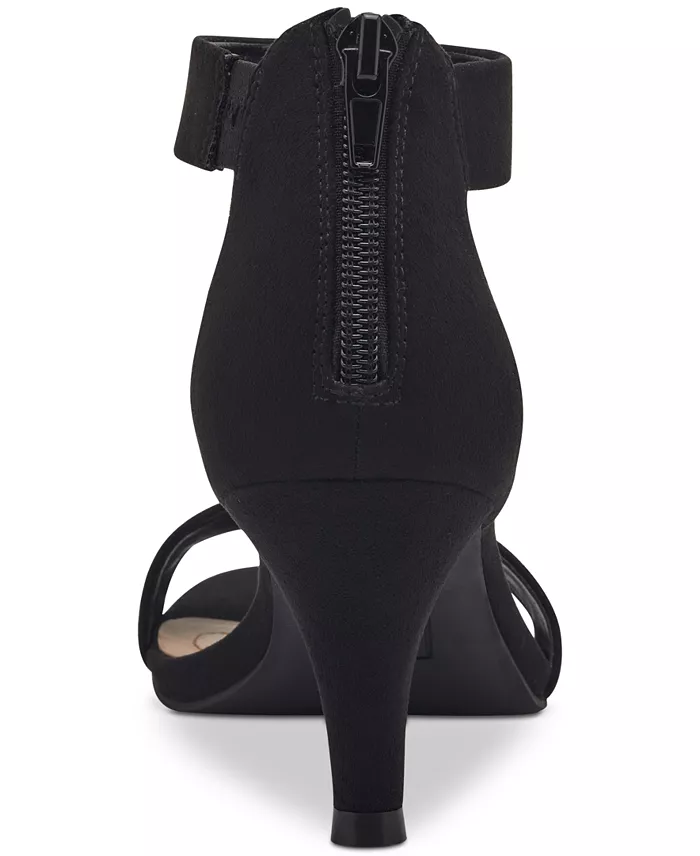 Style & Co Women's Paycee Two-Piece Mid-Heel Dress Sandals Created For Macy's Women's Fashion Shoes & Accessories