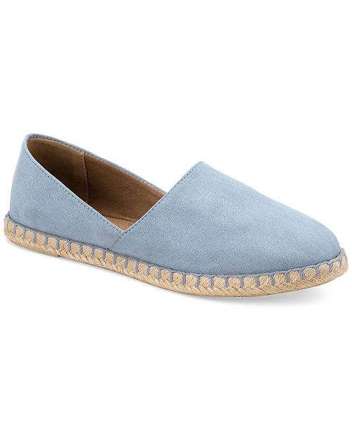 Style & Co Women's Reevee Stitched-Trim Espadrille Flats Created for Macy's Women's Fashion Shoes & Accessories