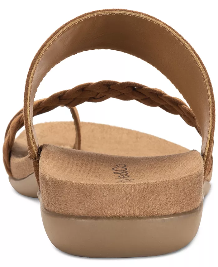 Style & Co Women's Rheaa Flat Sandals Exclusively At Macy's Women's Fashion Shoes & Accessories