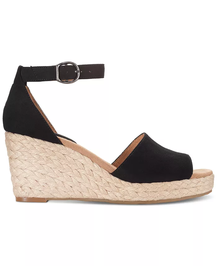 Style & Co Women's Seleeney Wedge Sandals Created For Macy's Women's Fashion Shoes & Accessories