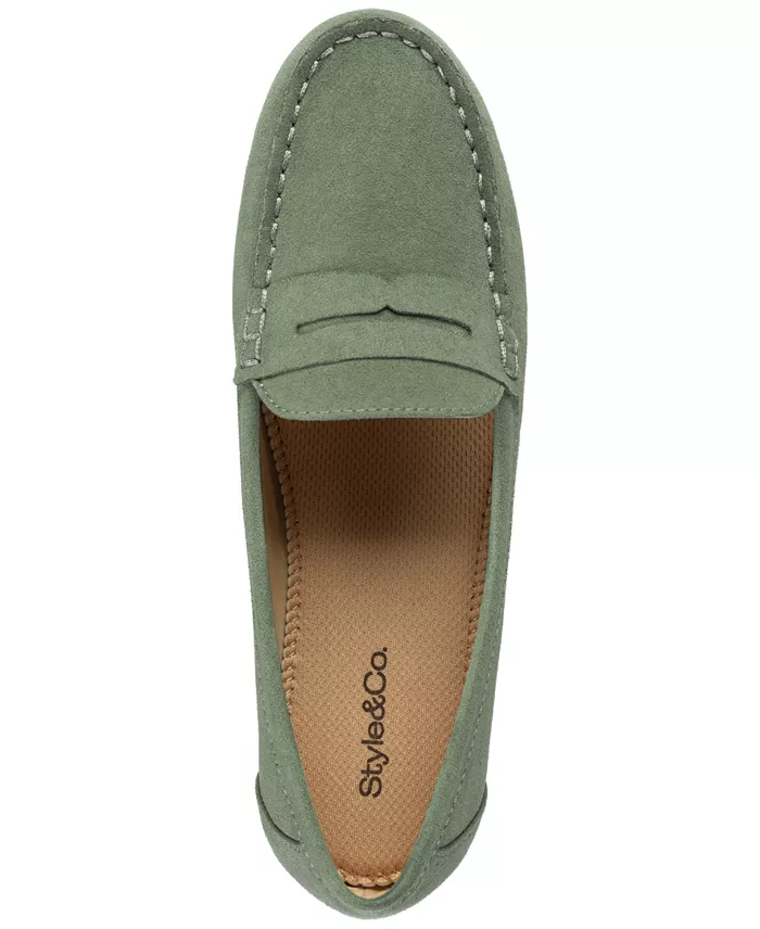 Style & Co Women's Serafinaa Driver Penny Loafers Created For Macy's Women's Fashion Shoes & Accessories