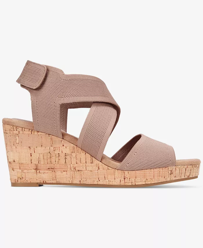 Style & Co Women's Sicilyy Wedge High Heel Sandals Exclusively At Macy's Women's Fashion Shoes & Accessories