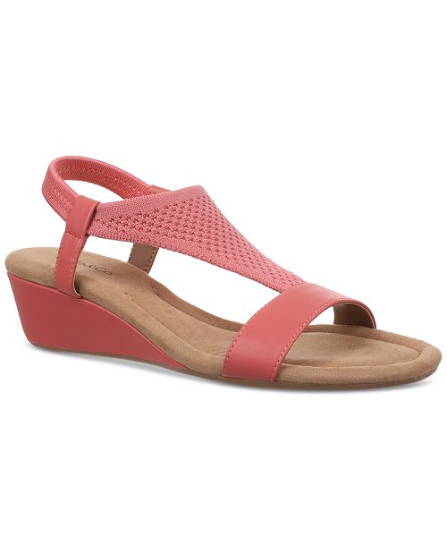 Style & Co Women's Step N Flex Vacanzaa Wedge Sandals Created For Macy's Women's Fashion Shoes & Accessories