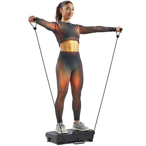 Sunny Health & Fitness Premium 2D Vibration Plate & Oscillation Therapy Platform for Weight Loss Rehabilitation Circulation & Muscle Toning Sports & Outdoor Recreation