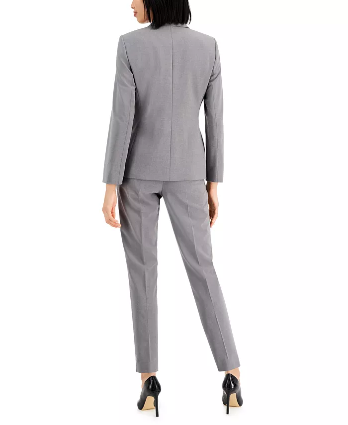 Tahari ASL Notched Two-Button Blazer & Shannon Suit Pants Women's Fashion Shoes & Accessories