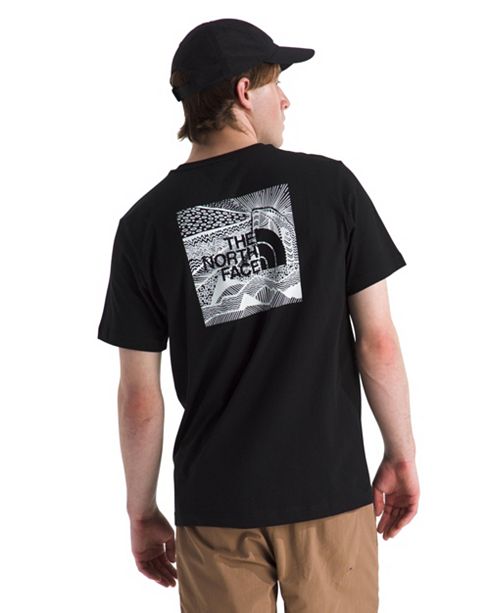 The North Face Men's Short Sleeve Box Never Stop Exploring Celebration T-shirt Men's Fashion & Accessories