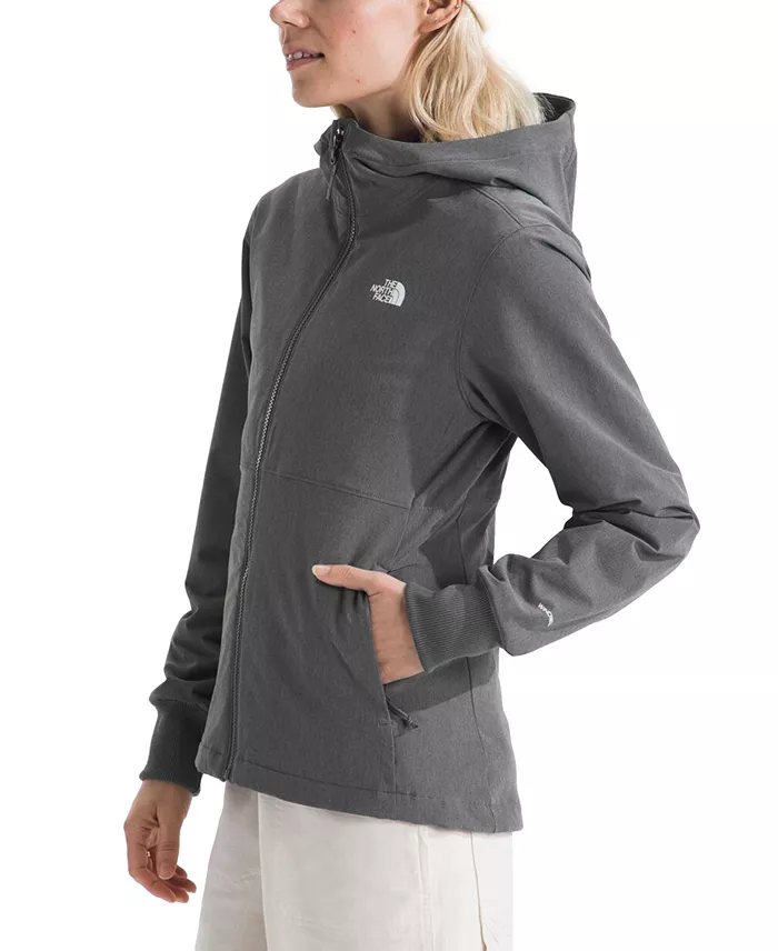 The North Face Women's Shelbe Raschel Zip-Front Fleece-Lined Hoodie Jacket Women's Fashion Shoes & Accessories