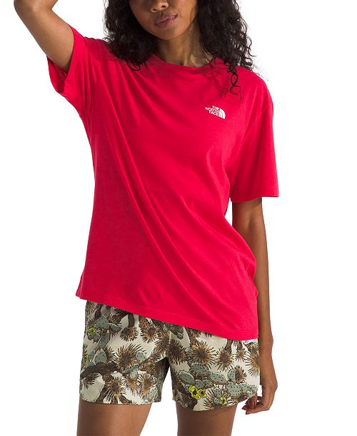The North Face Women's Short-Sleeve Core Box NSE Tee Women's Fashion Shoes & Accessories