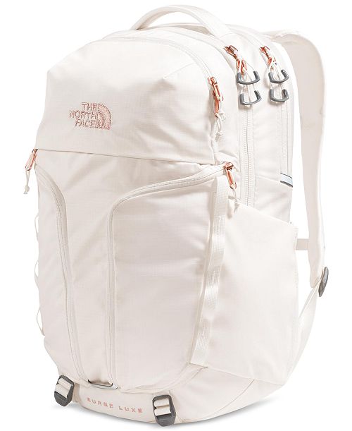 The North Face Women's Surge Luxe Metallic-Accent Backpack Handbags Purses & Accessories