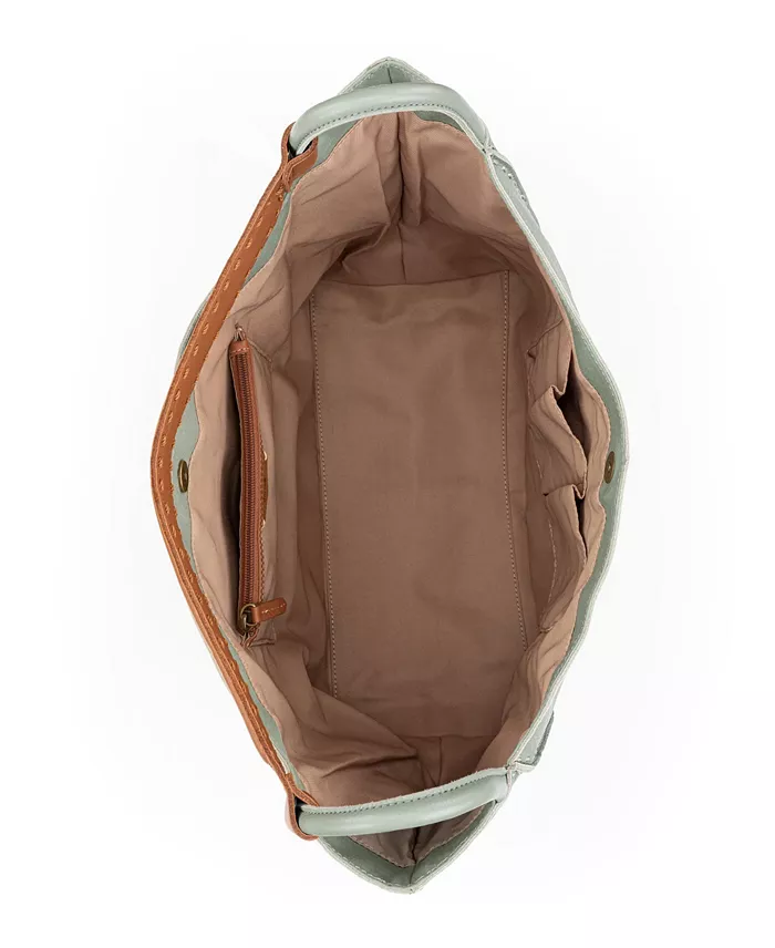 The Sak Women's Los Feliz Leather Tote Bag Women's Fashion Shoes & Accessories