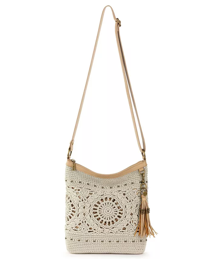 The Sak Women's Lucia Crochet Medium Crossbody Bag Women's Fashion Shoes & Accessories