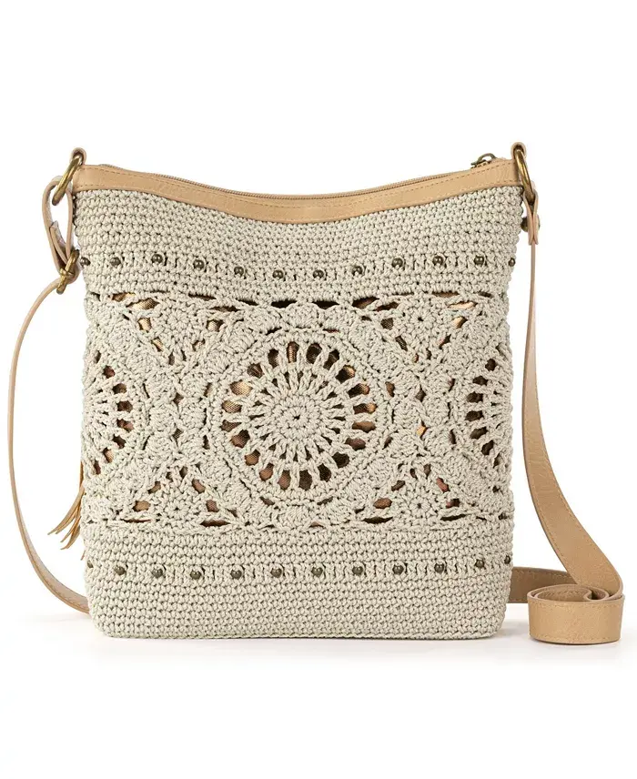 The Sak Women's Lucia Crochet Medium Crossbody Bag Women's Fashion Shoes & Accessories