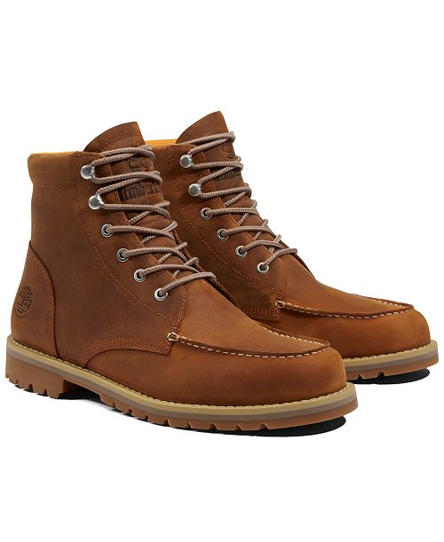 Timberland Men's Redwood Falls Waterproof Moc Toe Boots from Finish Line Brands