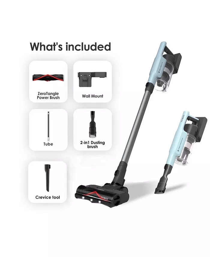 Tineco GO Pet Cordless Stick Vacuum With ZeroTangle Brush Technology Powder Blue (GO303) Home Appliances