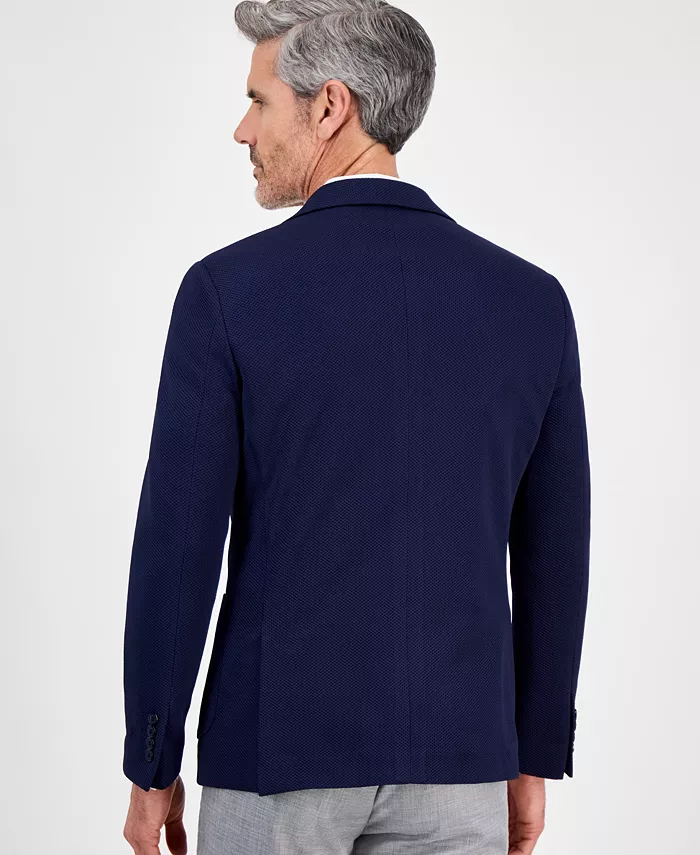 Tom Baine Men's Slim-Fit Waffle Stretch Sport Coat Men's Fashion & Accessories