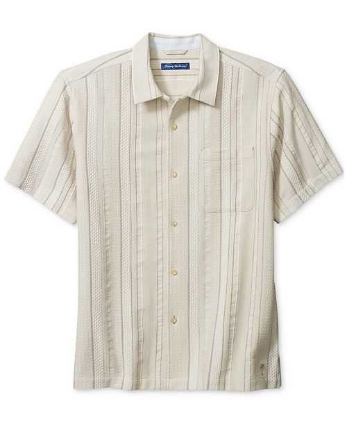 Tommy Bahama Men's Milano Stripe Short Sleeve Shirt Men's Fashion & Accessories