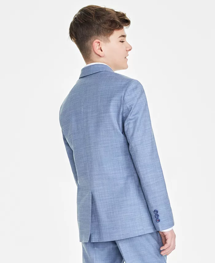 Tommy Hilfiger Big Boys Modern-Fit Stretch Sharkskin Suit Jacket Kids