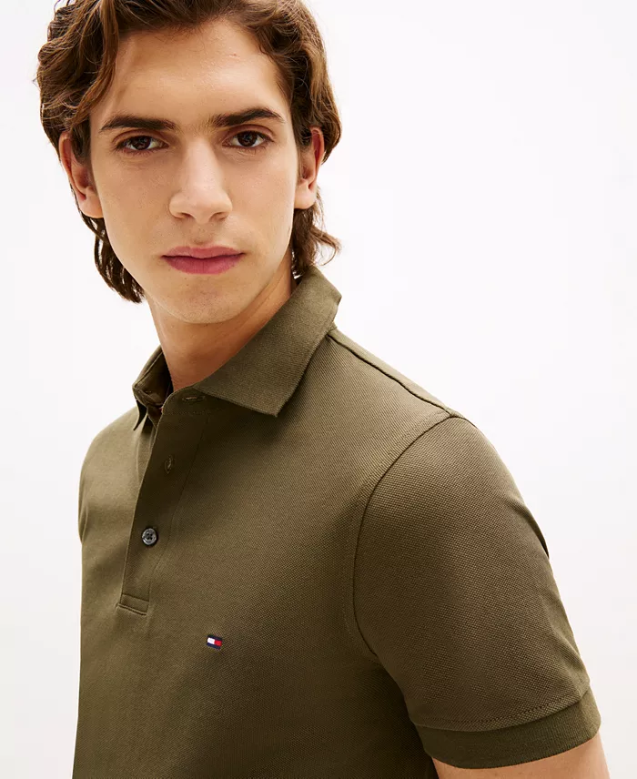 Tommy Hilfiger Men's 1985 Slim Fit Polo Shirt Men's Fashion & Accessories